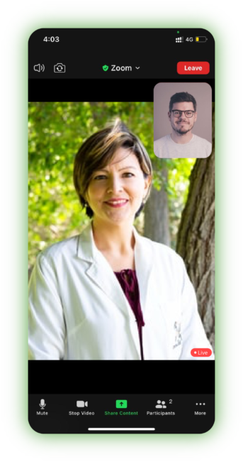 Synclovis Systems Top mobile and web application developement company- Homeocare Live consultant screen