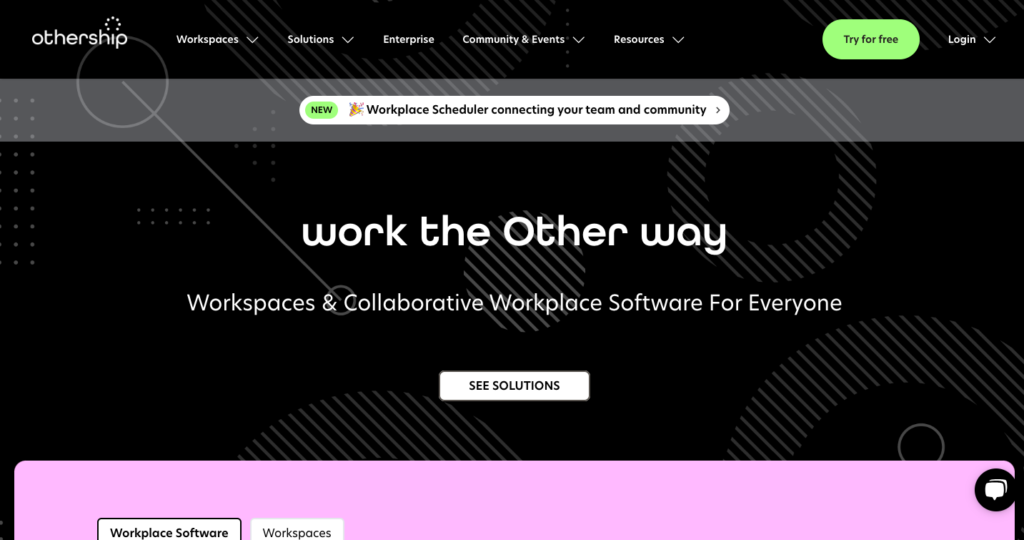 Synclovis Systems- Othership protfolio Home screen