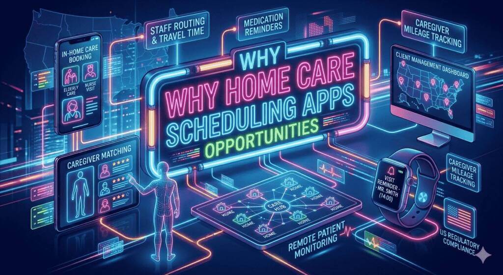 Home Care Scheduling Apps Are the Next Big Opportunities in US Healthcare Tech